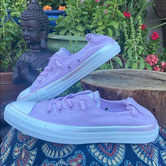 Iridescent “Lilac Mist” Converse Shoreline 7.5 - Picture 15 of 15